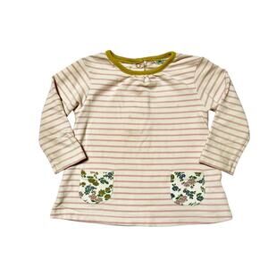 Baby Boden Mixed Print Tunic Top Size 18-24m